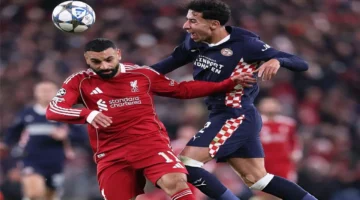 محمد صلاح يصنع الفارق أمام أيندهوفن ويعرض سلوت لموقف حرج في دوري أبطال أوروبا 1